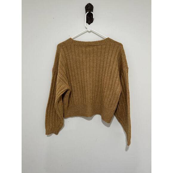 A New Day Button Front Cardigan Short Camel Color Size XS - Picture 6 of 7